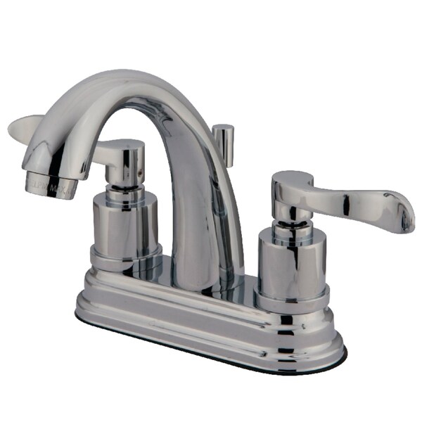 KS8611DFL 4" Centerset Bathroom Faucet, Polished Chrome